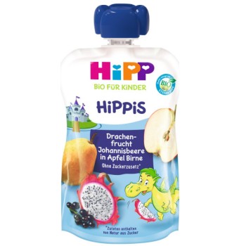 HiPP Hippis Kapsička Jablko-Hruška-Dračí ovoce-Rybíz Bio 100g