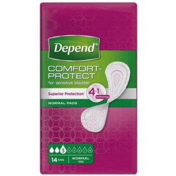 Depend Pads Normal inkont.vložky ženy 14ks