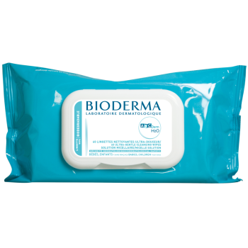 BIODERMA ABCDerm H2O Micelární ubrousky 60ks