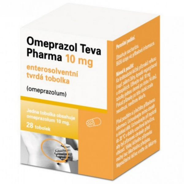 Omeprazol Teva Pharma 10mg por.cps.etd.28x10mg