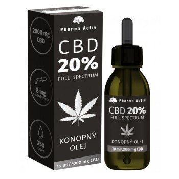 CBD 20% Full Spectrum Konopný olej 2000mg 10ml