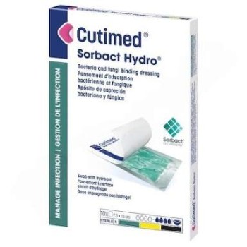 Cutimed Sorbact Hydro antimikr.krytí 7.5x15cm 10ks
