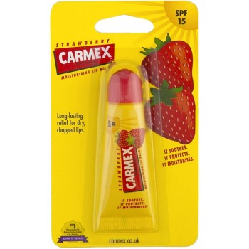 Carmex Hydratační balzám na rty Jahoda SPF15 10g