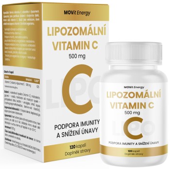 MOVit Lipozomální Vitamin C 500mg 120cps