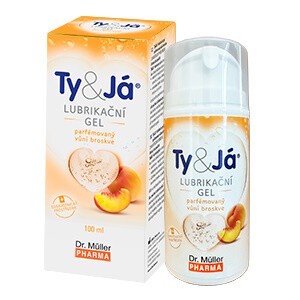 Lubrik.gel Ty&Já parf.vůní broskve 100ml Dr.Müller