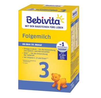 Bebivita 3 mléčná kojenecká výživa 9+m 500g