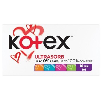 Kotex tampony Ultrasorb Mini 16ks