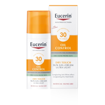 Eucerin Sun Oil Control Ochranný gelový krém na obličej SPF30 50ml