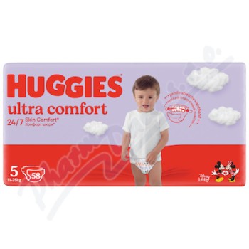 HUGGIES Ultra Comfort vel.5 11-25kg 58ks