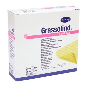 Kompres Grassolind Neutral ster.7.5x10cm 50ks