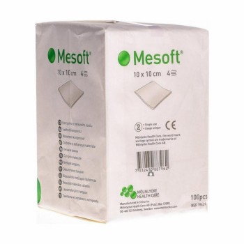 Komprese Mesoft nester.10x10cm 100ks 157300