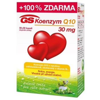 GS Koenzym Q10 30mg 30+30 kapslí