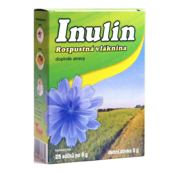 Inulin rozpustná vláknina 25x5g