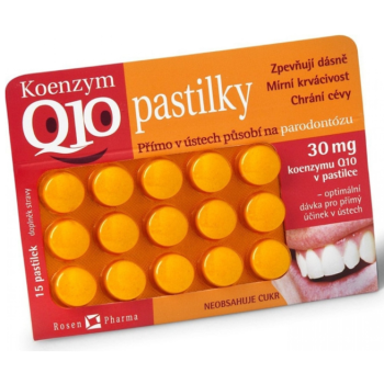 Rosen Koenzym Q10 30mg pastilky 15ks