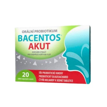 BACENTOS AKUT orální probiotikum 20 tablet