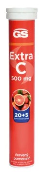 GS Extra C 500 červený pomeranč eff.tbl.20+5