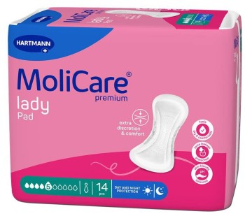 MoliCare lady inkontinenční vložky 5 kapek 14ks