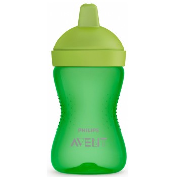 Avent Hrnek Grippy 300ml s tvrdou hubičkou - chlapec