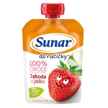 Sunar Do ručičky jablko-JAHODA 100g