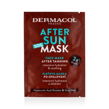 Dermacol AFTER SUN pleťová maska 2x8ml