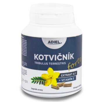 ADIEL Kotvičník zemní Forte s vitamínem E cps.90
