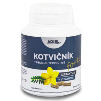 ADIEL Kotvičník zemní FORTE s vitamínem E cps.90