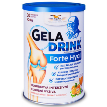 Geladrink FORTE HYAL práškový nápoj pomeranč 420g