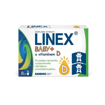 Linex Baby + s vitamínem D 8ml