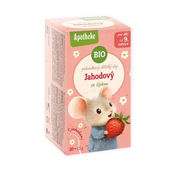 Apotheke Pohádkový dětský čaj Jahodový BIO 20x1.5g
