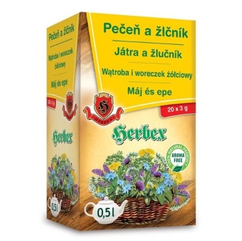 Herbex Játra a žlučník 20x3g