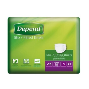 Depend Slip Super Plus inkont.kalhotky vel.S 15ks - POKOZENÝ OBAL