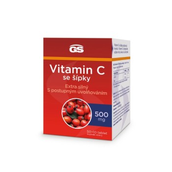 GS Vitamin C500 se šípky tbl.50+10