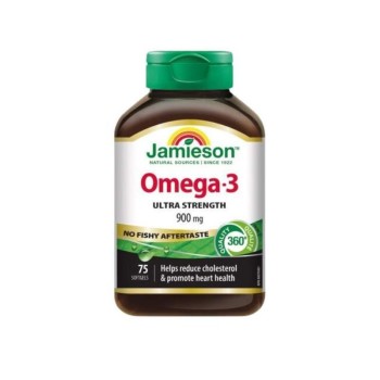 JAMIESON Omega-3 Ultra 900mg cps.75