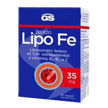 GS Železo Lipo Fe 30 kapslí