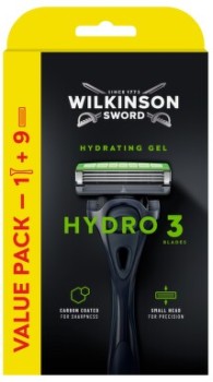 WILKINSON Hydro 3 Skin Protection strojek+9 náhr.