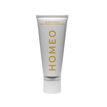 HERBADENT HOMEO Přírodní bylinná zubní pasta bez fluoru a mentolu 75g