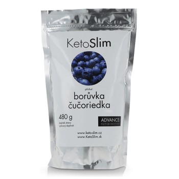 Advance KetoSlim - příchuť borůvka 480g