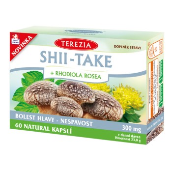 Terezia Shii-Take + Rhodiola Rosea 60cps