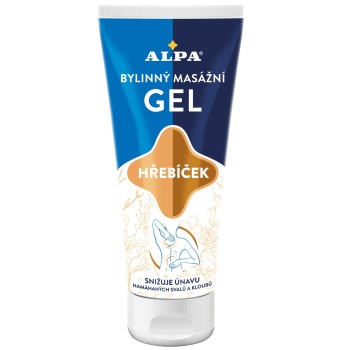 Alpa bylinný masážní gel hřebíček 100ml