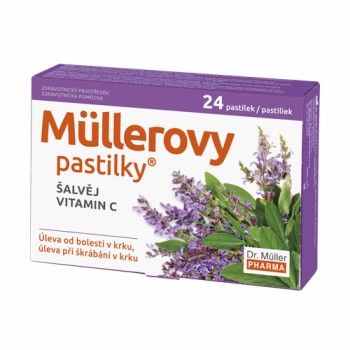 Dr.Müller Müllerovy pastilky se šalvějí 24ks ZP