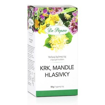 Dr.Popov Čaj Krk, Mandle, Hlasivky sypaný 50g