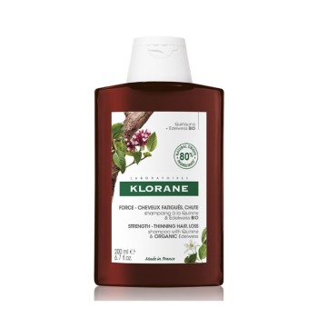 KLORANE Šampon chinin a BIO protěž alpská 200ml