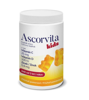 Ascorvita Kids želé medvídci 60ks