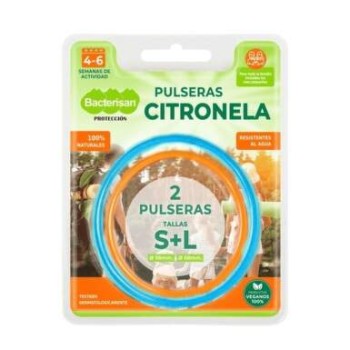 Bacterisan Repelent.náramek s citronelou S+L 2ks
