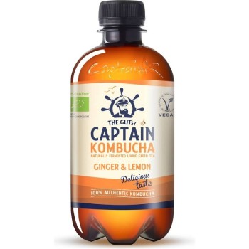 The Gutsy Captain Kombucha zázvor&citron BIO 400ml