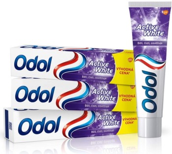 Odol Active White zubní pasta 3 x 125ml