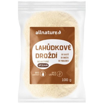 Allnature Lahůdkové droždí neaktivní 100g