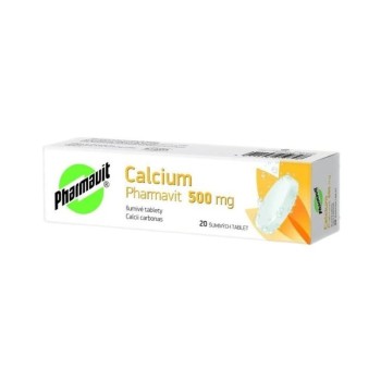 Calcium Pharmavit 500mg 20 šumivých tablet
