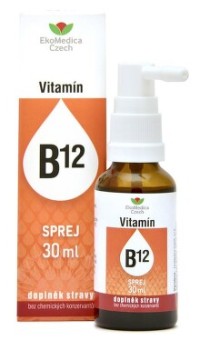 Vitamín B12 sprej 30ml EkoMedica