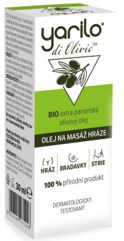 YARILO di Olivio olej na masáž hráze 30ml